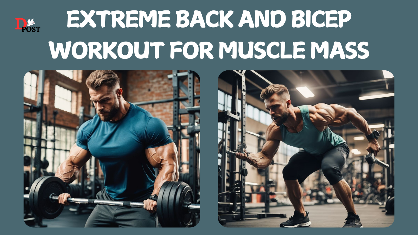 EXTREME BACK AND BICEP WORKOUT FOR MUSCLE MASS